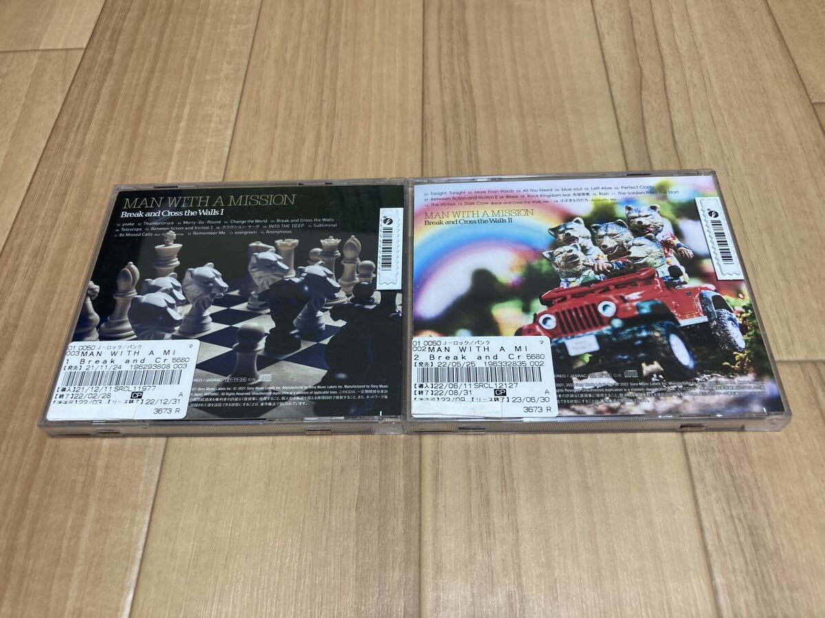 MAN WITH A MISSION Break and Cross the Walls Ⅰ / Ⅱ セット MAN WITH A MISSION Break and Cross the Walls Ⅰ / Ⅱ セット