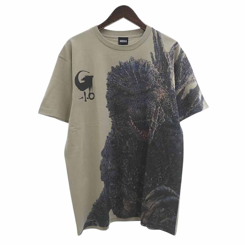 GODZILLA GODZILLA G -1.0 ゴジラ 半袖 ムービー Tシャツ ベージュ サイズ メンズL