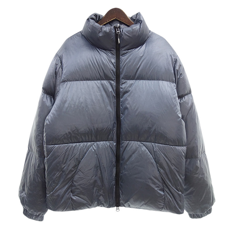 【特別価格】+phenix Shiny Down Blouson シャイニー ナイロン ダウンジャケット ブルーグレー系 サイズ メンズXXL