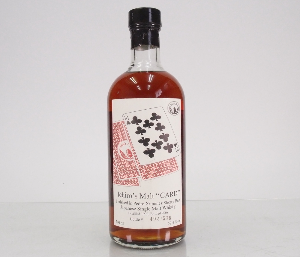★超希少古酒！　イチローズモルト　カード　テン・オブ・クラブス【1990-2008】52.4%700ｍl 【未開栓品・送料無料】★