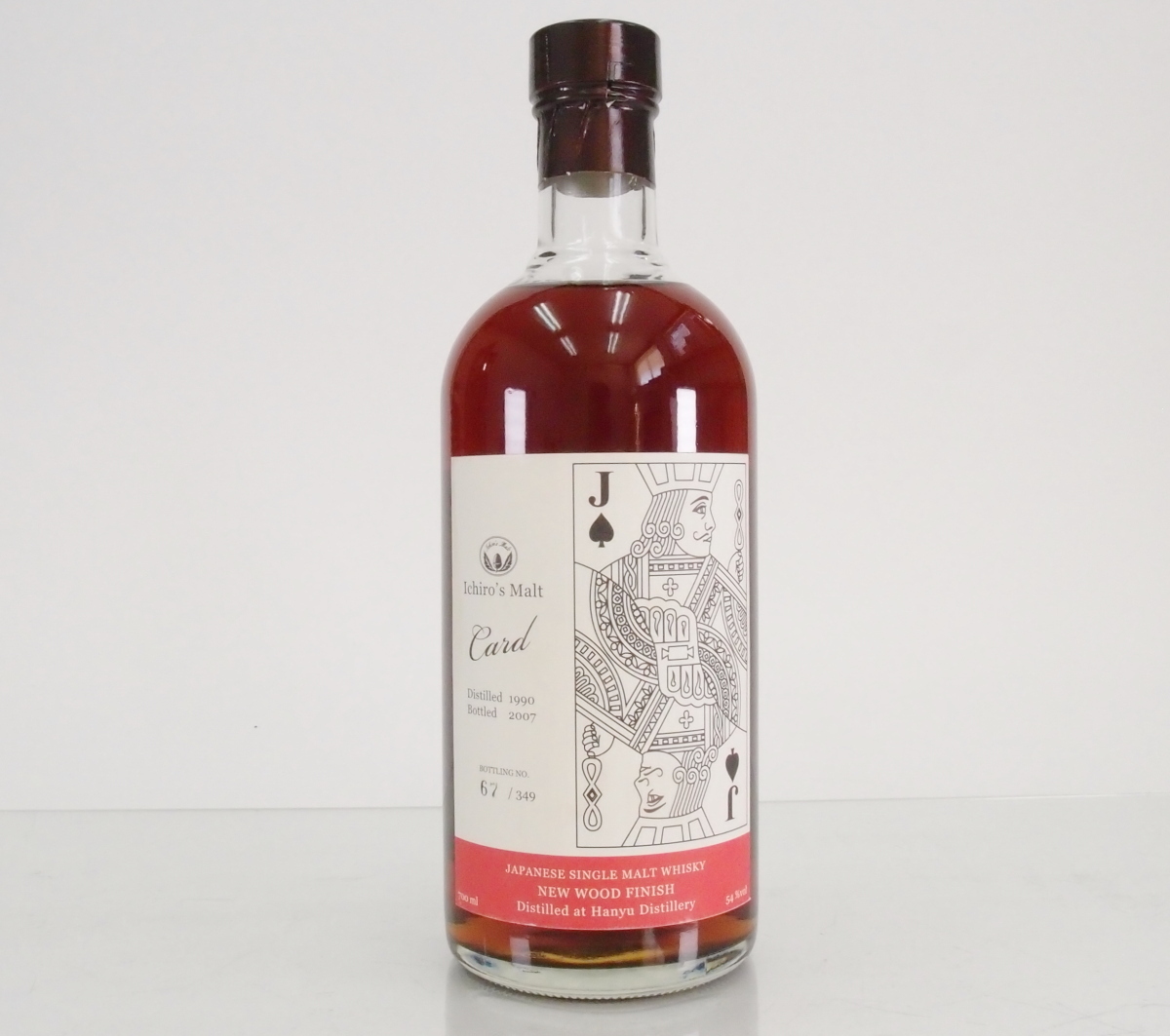 ★希少古酒！イチローズ・モルト　カード ジャック・オブ・スペーズ【1990-2007】54%700ｍｌ＃7002【未開栓品・送料無料】
