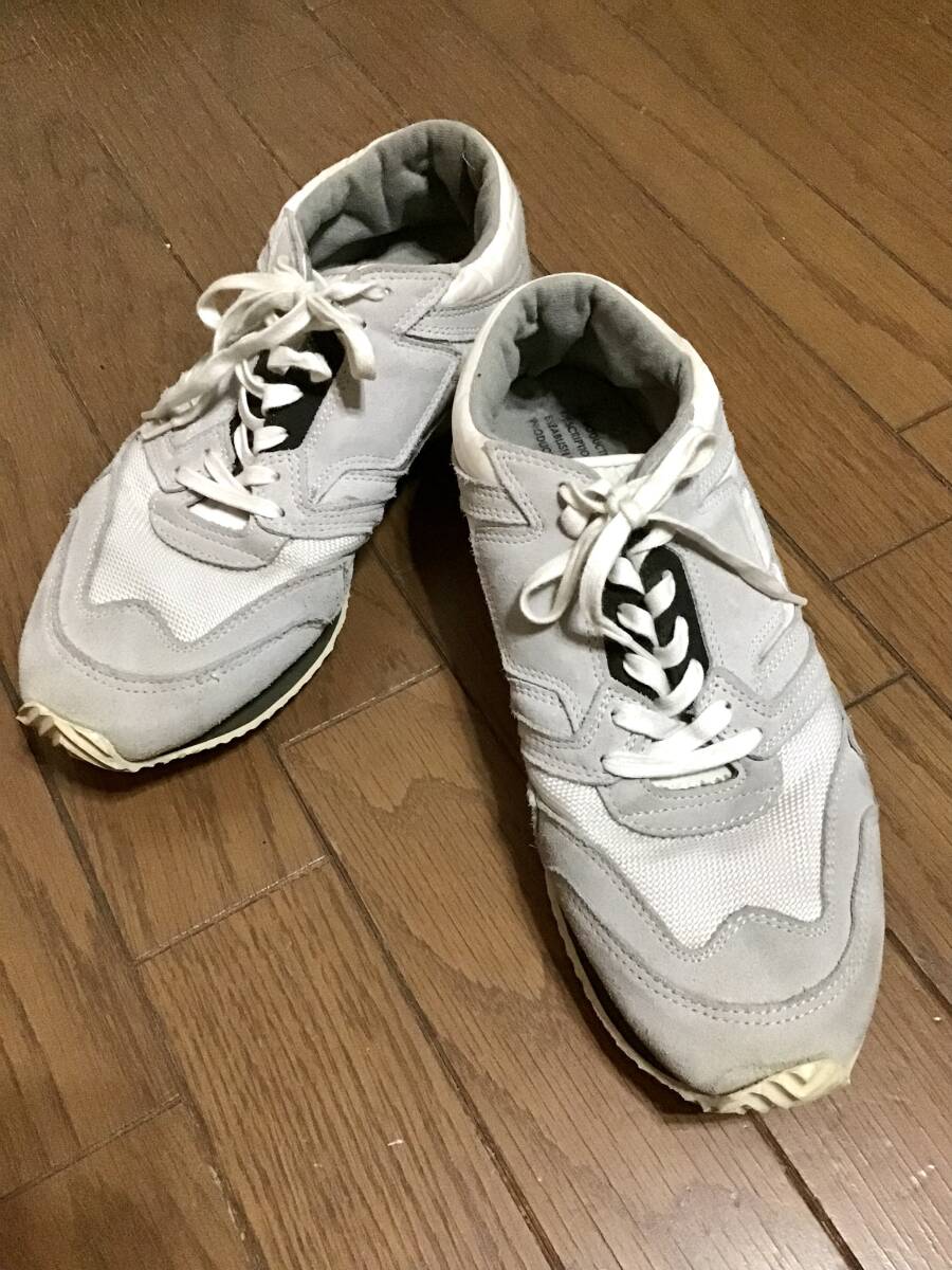 【ジャーマントレーナー】スニーカー/27cmくらい★グレー★メンズ★USED