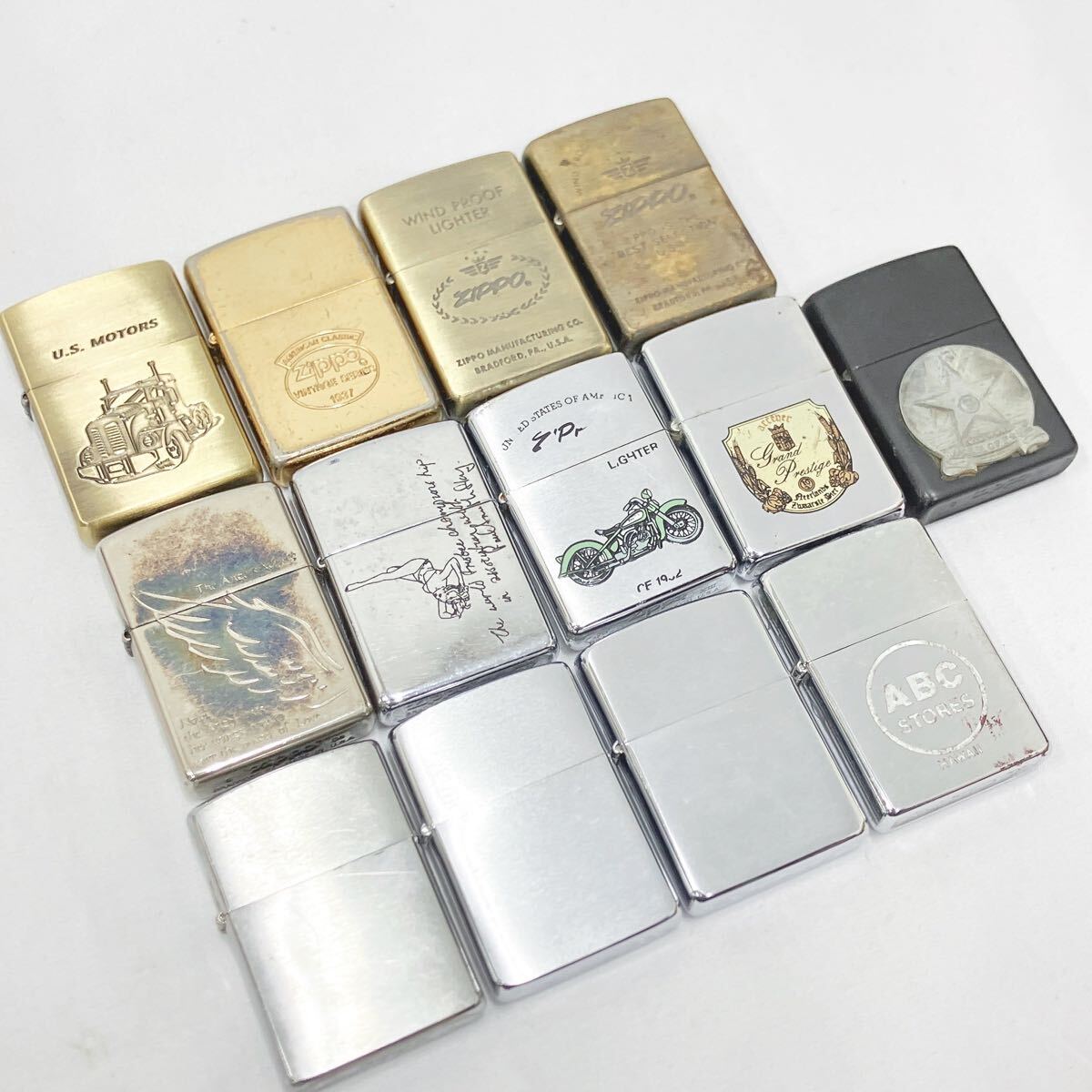 ZIPPO ジッポー オイルライター ライター ジッポ　まとめて　大量　13点セット　 喫煙具 喫煙グッズ　R店0901