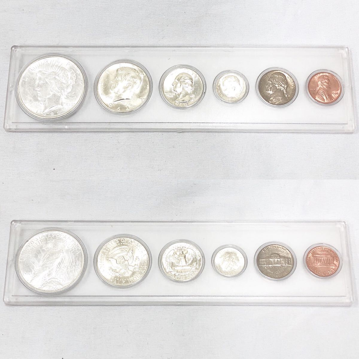 アメリカ リバティコイン 硬貨 6枚セット アメリカ合衆国】リバティコイン 1974年アイゼンハワイをはじめ