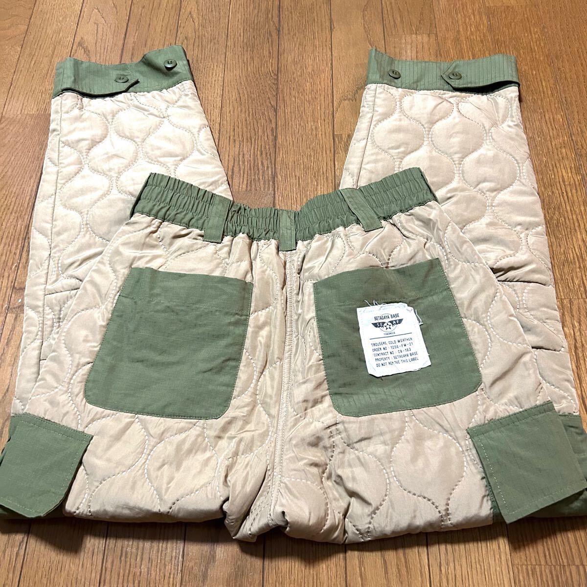 Mサイズ 所ジョージ 世田谷ベース SEAF古着キルティングカーゴ Mサイズ 所ジョージ 世田谷ベース SEAF古着キルティングカーゴ