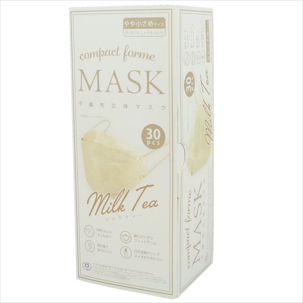  summarize profit compact form mask a little smaller size 30 sheets insertion milk ti Fuji mask x [4 piece ] /h