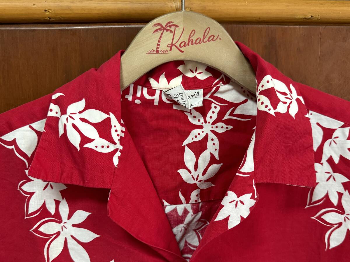 1960s Shaheen's Of Honolulu Vintage гавайская рубашка L Tahitian panel 