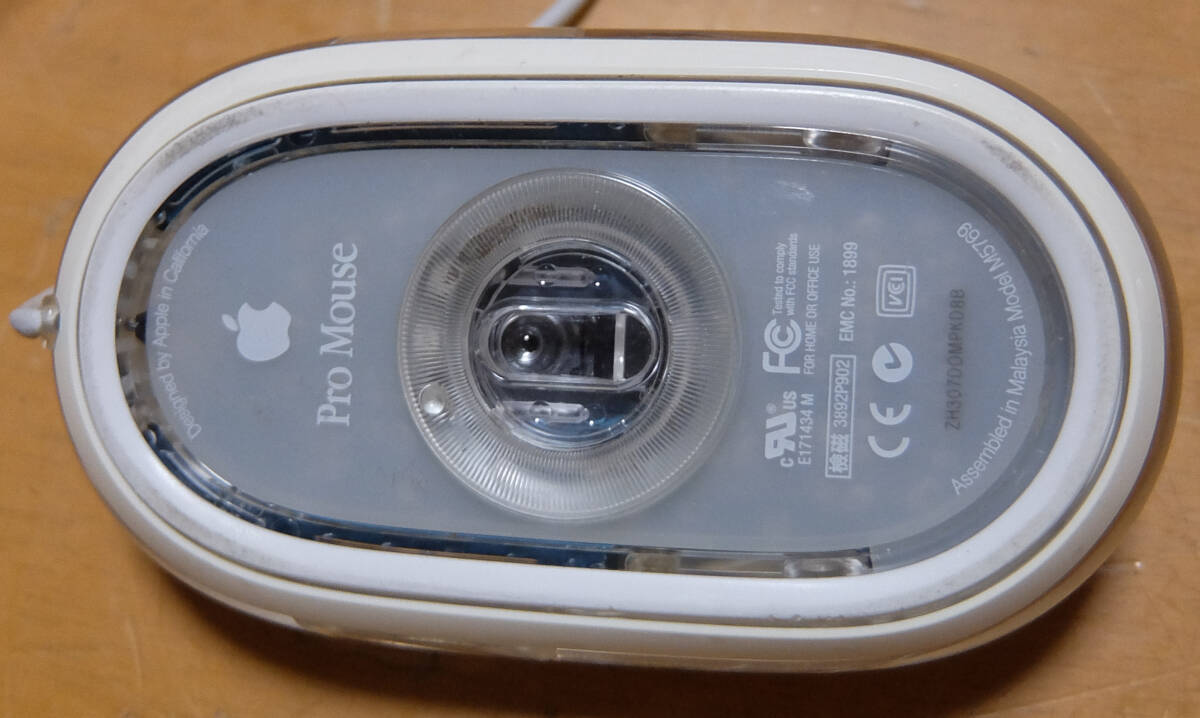 Apple Mac アップル マック 純正 USB スケルトン白マウス №M5769 Apple Mac アップル マック 純正 USB スケルトン白マウス №M5769