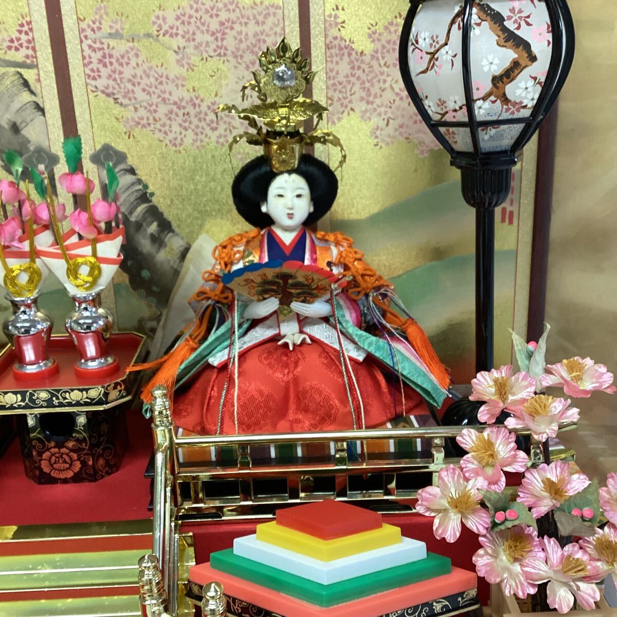 人形の秀月 雛人形 オルゴール付き ケース付き ひな祭り 華やか 人形の秀月 雛人形 オルゴール付き ケース付き ひな祭り 華やか