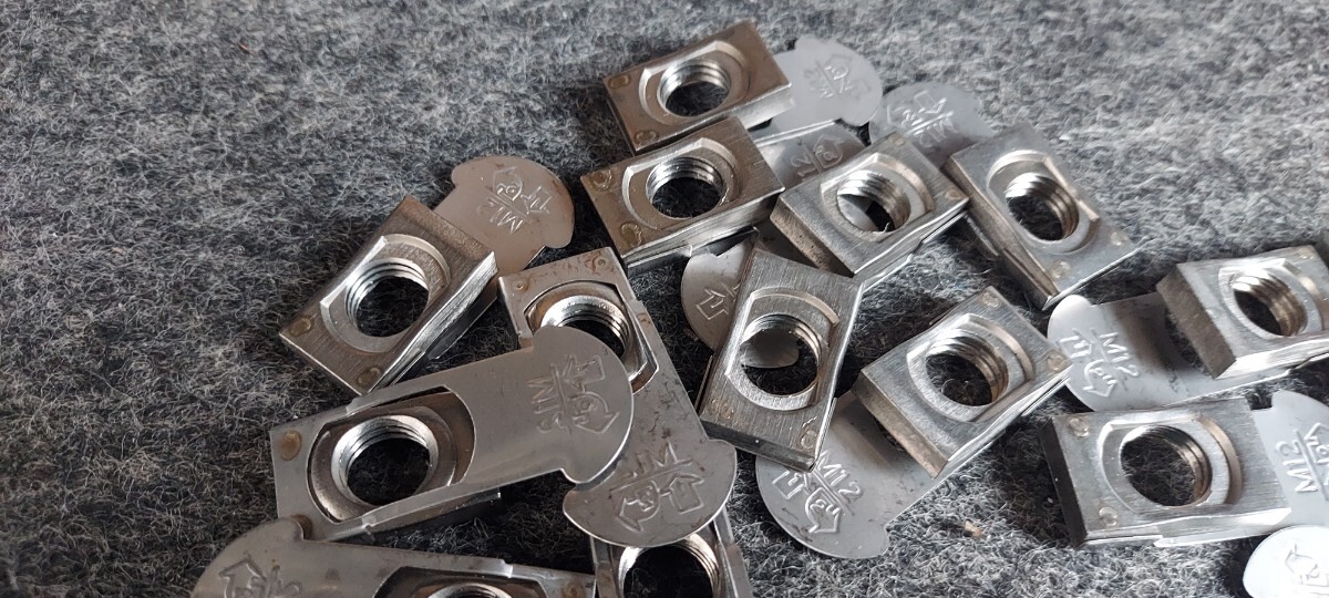 即決☆ワカイ/PL12/ステンレス/インプルナット/10個/若井産業/薄鋼板中空用/M12mm/ターンナット/ナッター/ブラインドナット