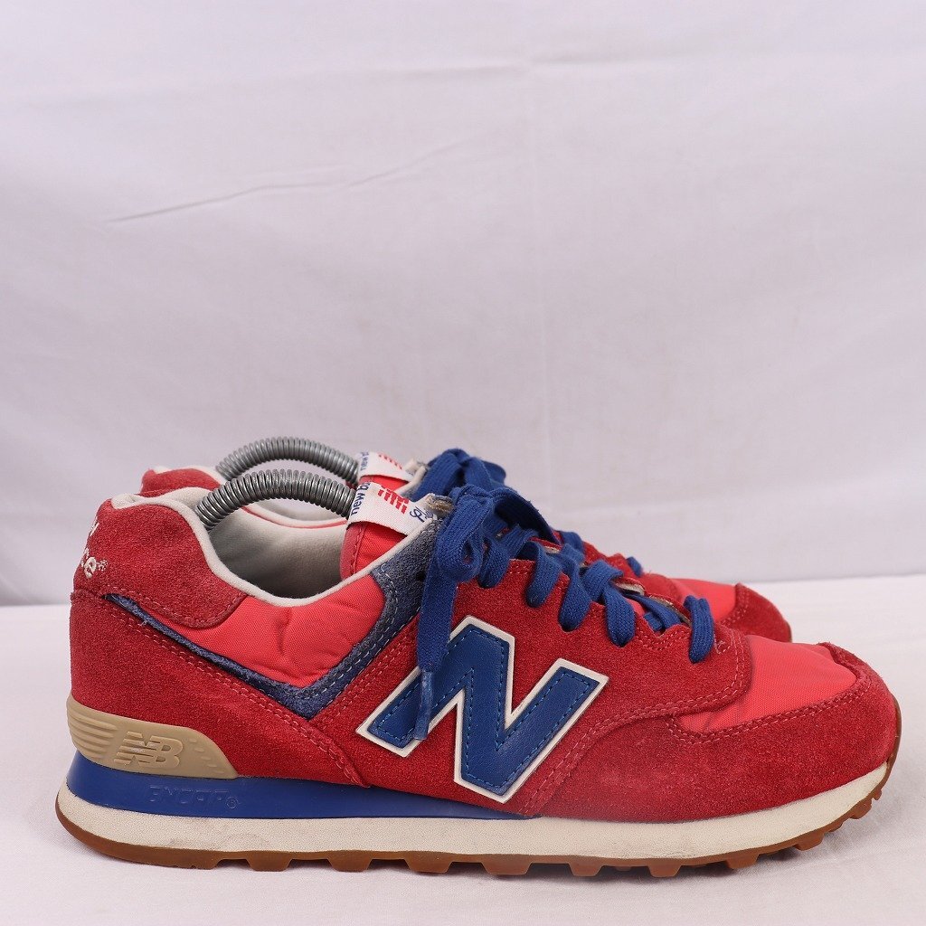 574 ニューバランス 26.0cm/new balance 赤 レッド 青 ブルー 574 ニューバランス 26.0cm/new balance 赤 レッド 青 ブルー