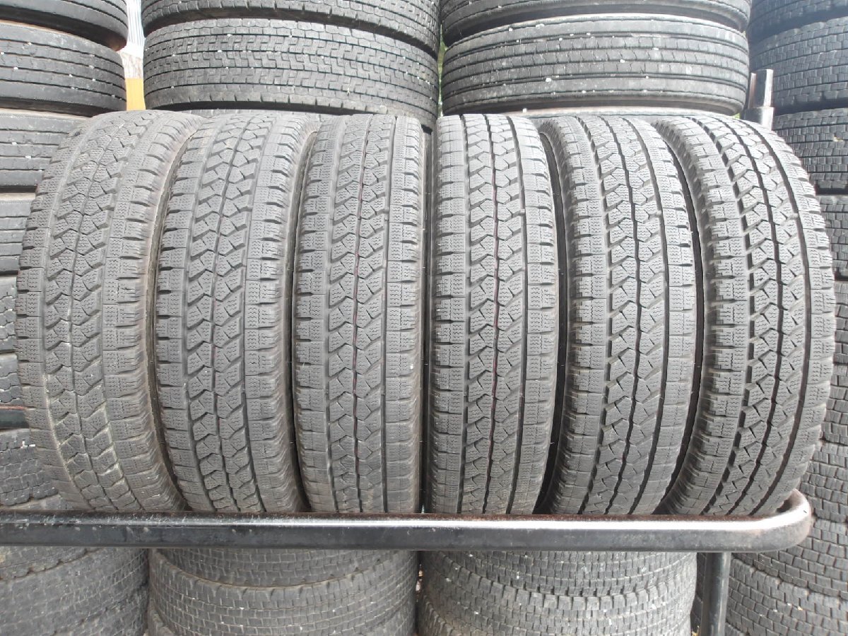N236-10 送料無料 175/75R15 冬6本セット スタッドレス LT 103/101L 175/75-15 175-75-15 ブリヂストン ブリザック W979 チューブレス