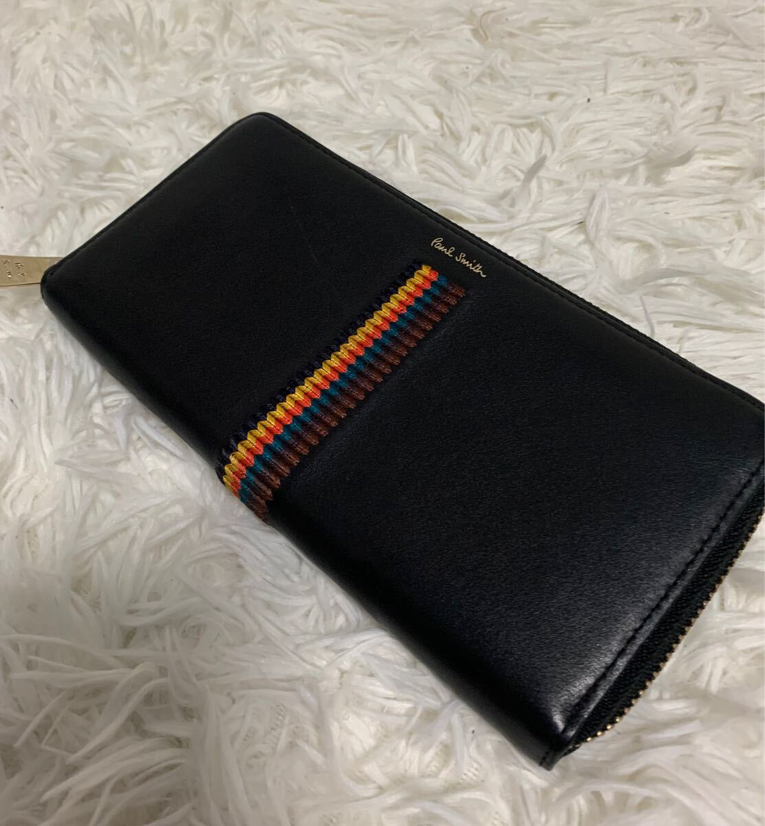 美品 Paul Smith ポールスミス 長財布 ラウンドファスナー 美品 Paul Smith ポールスミス 長財布 ラウンドファスナー