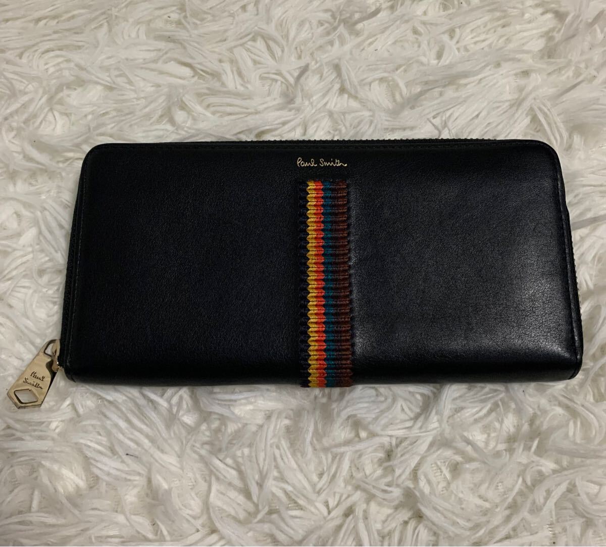 美品 Paul Smith ポールスミス 長財布 ラウンドファスナー 美品 Paul Smith ポールスミス 長財布 ラウンドファスナー