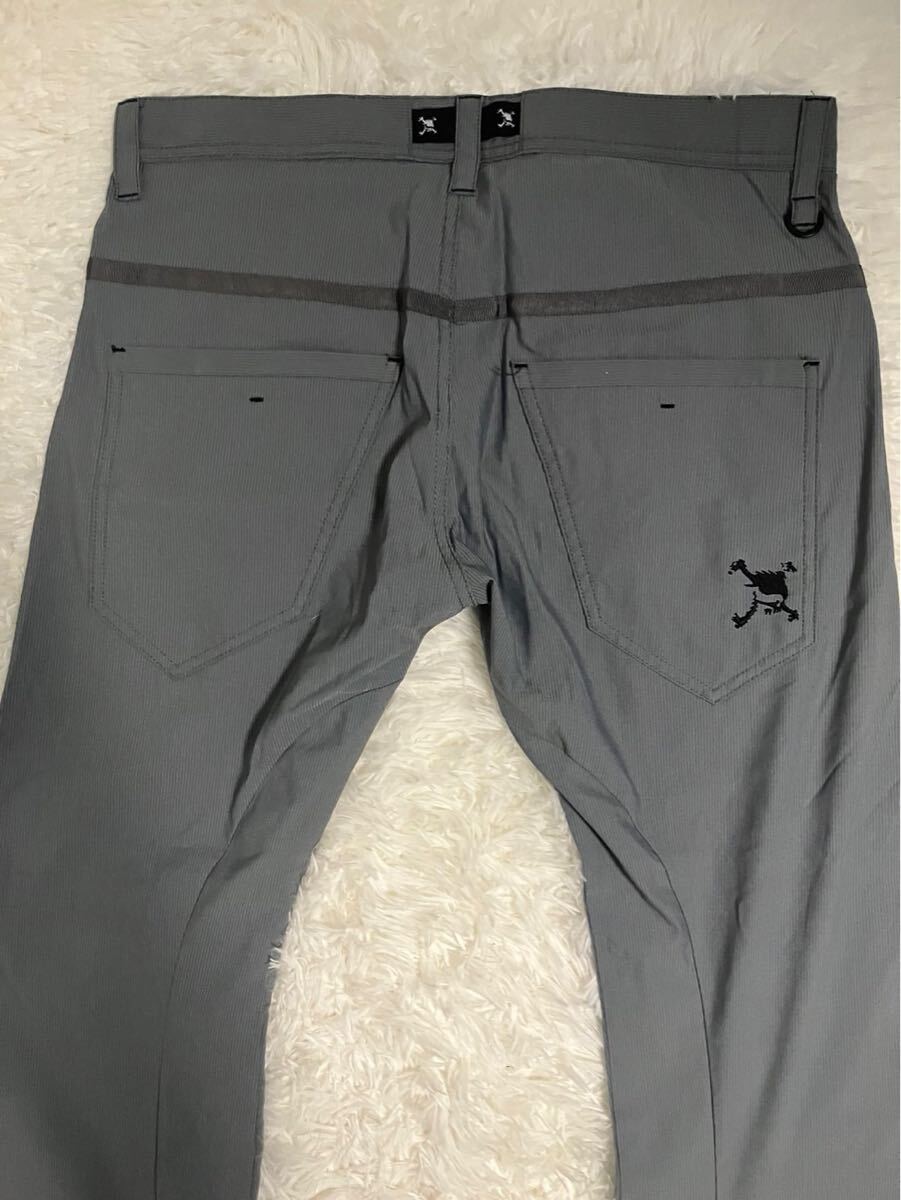 【国産】 Oakley オークリー GOLF ストレッチパンツ スカル 刺繍ロゴ メンズウェア