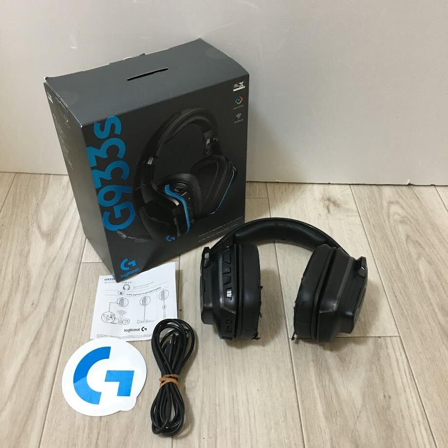 【A】ogicool G933s ゲーミングヘッドセット L G ワイヤレス Dolby 7.1ch ノイズキャンセリング マイク付き 0919-B07NDNWBD8-2500-5480