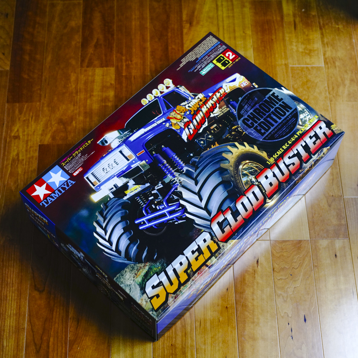 タミヤ スーパークラッドバスター クロームエディション + ESC アップグレード　TAMIYA SUPER CLOD BUSTER　電動RC 新品 未組立