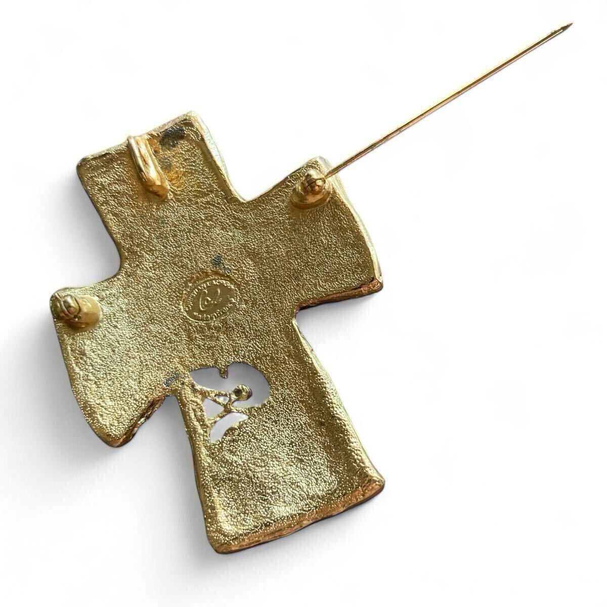 美品】Christian Lacroix ブローチ ネックレス トップロゴ 美品】Christian Lacroix ブローチ ネックレス トップロゴ