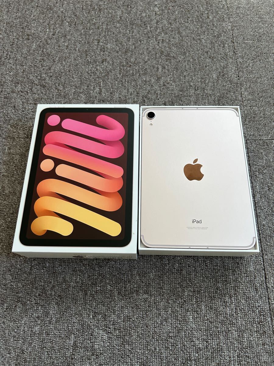 iPad mini Wi-Fi ＋ Cellular 64GB ピンク SIMフリー 2021年モデル SIMフリー　美品