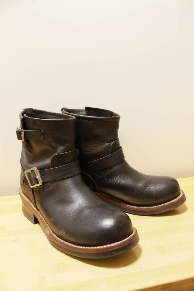 ★☆PISTOLERO(ピストレロ)7'ENGINEER BOOT 7インチ エンジニアブーツ 25cm BLACK【送料無(wú)料】☆★