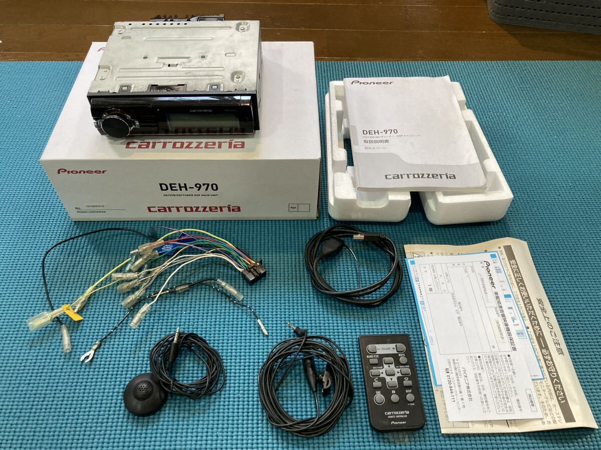 PioneerカロッツェリアDEH-970付属品あり