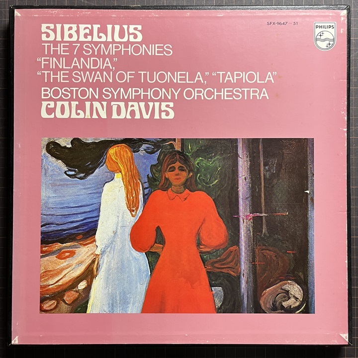 5LP Box コリン・デイヴィス COLIN DAVIS ボストン響 BSO シベリウス Sibelius 交響曲全集 The 7 Symphonies フィンランディア タピオラ