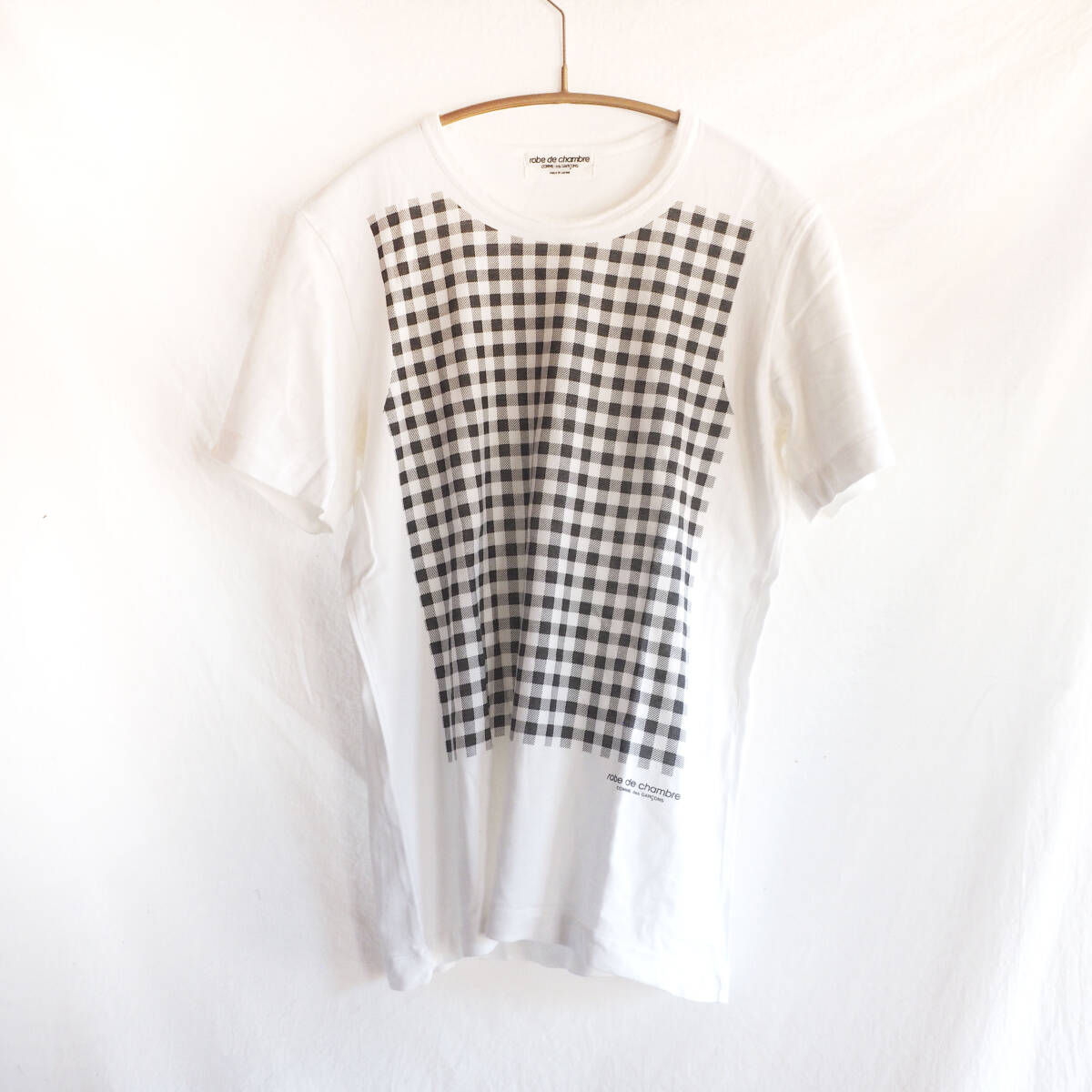美品 ローブドシャンブレ コムデギャルソン Tシャツ チェック柄 ヴィンテージ