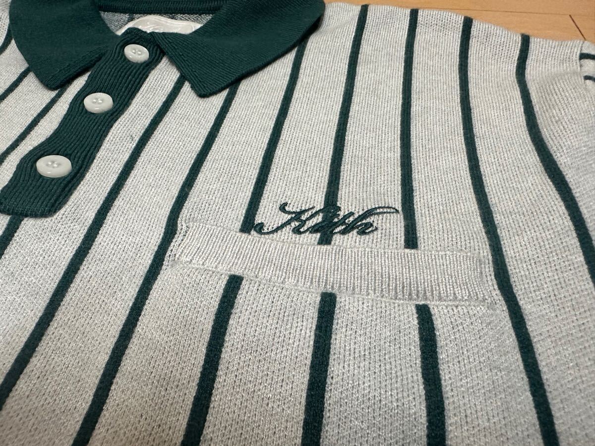Kith Harmon Rugby Pullover Sweater Light Heather Greyキス Kith Harmon Rugby Pullover Sweater Light Heather Greyキス