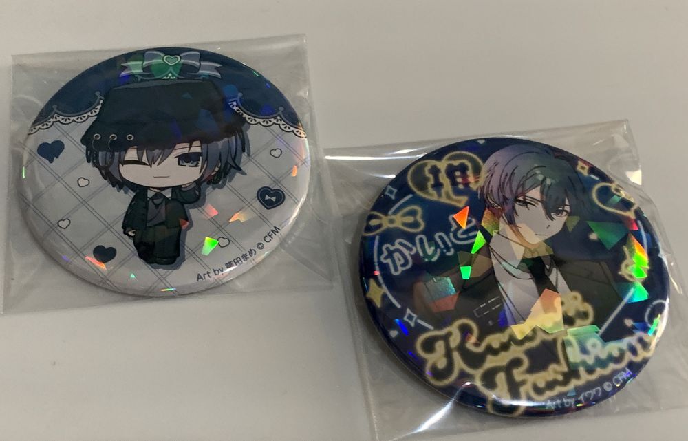 KAITO 缶バッジ 2種 初音ミク ドン・キホーテ コラボ 地雷系 KAITO 缶バッジ 2種 初音ミク ドン・キホーテ コラボ 地雷系
