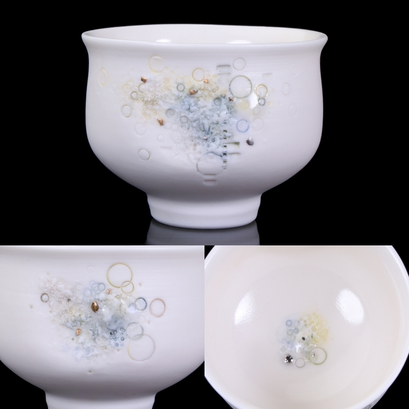 常滑焼! 昭龍 ☆金とブルー珠型金摘天目急須☆ Y17 新品 茶器 常滑焼! 昭龍 ☆金とブルー珠型金摘天目急須☆ Y17 新品 茶器