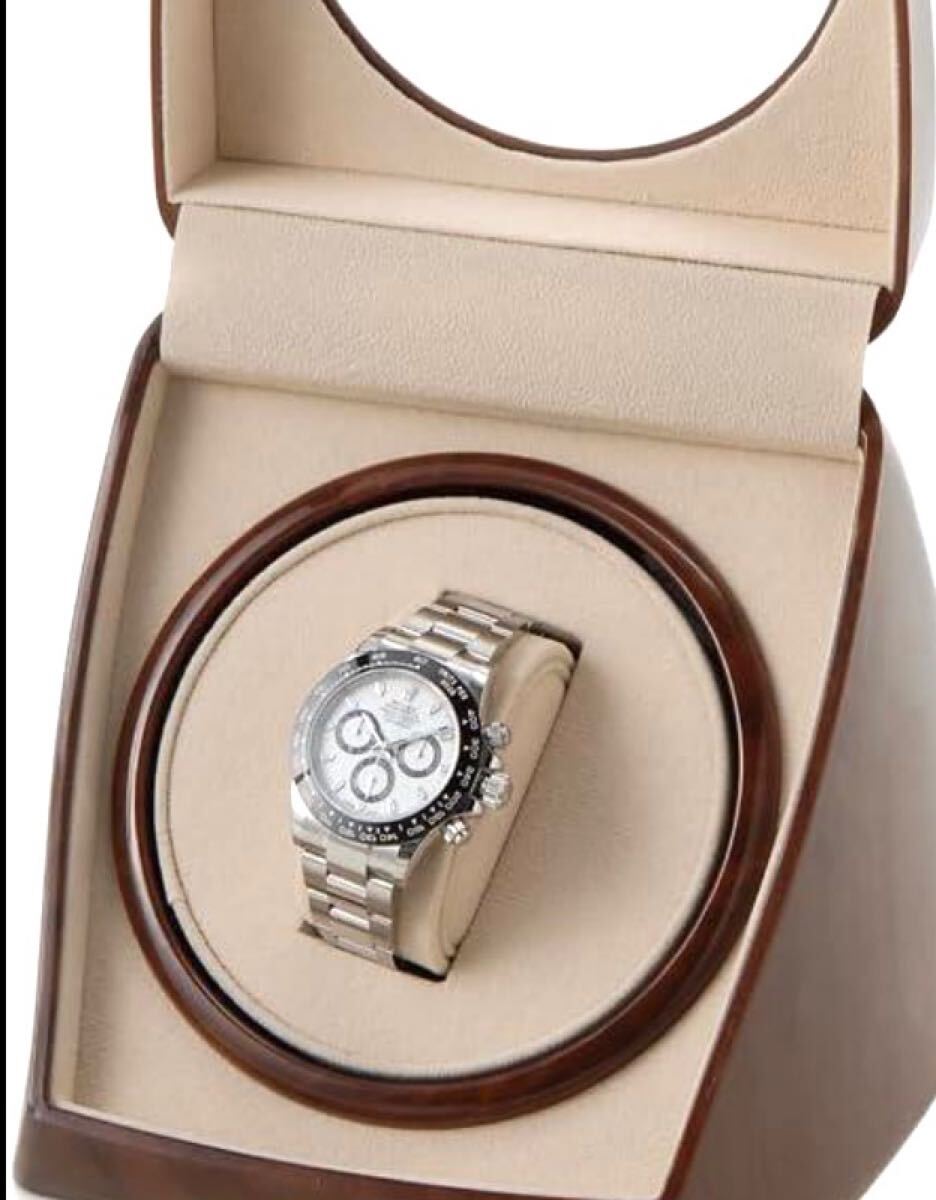 ★最終★未使用★Royal hausen ロイヤルハウゼン　ウォッチワインダー　木目調(diào)　ワインディングマシーン　1本巻　SR055 ②