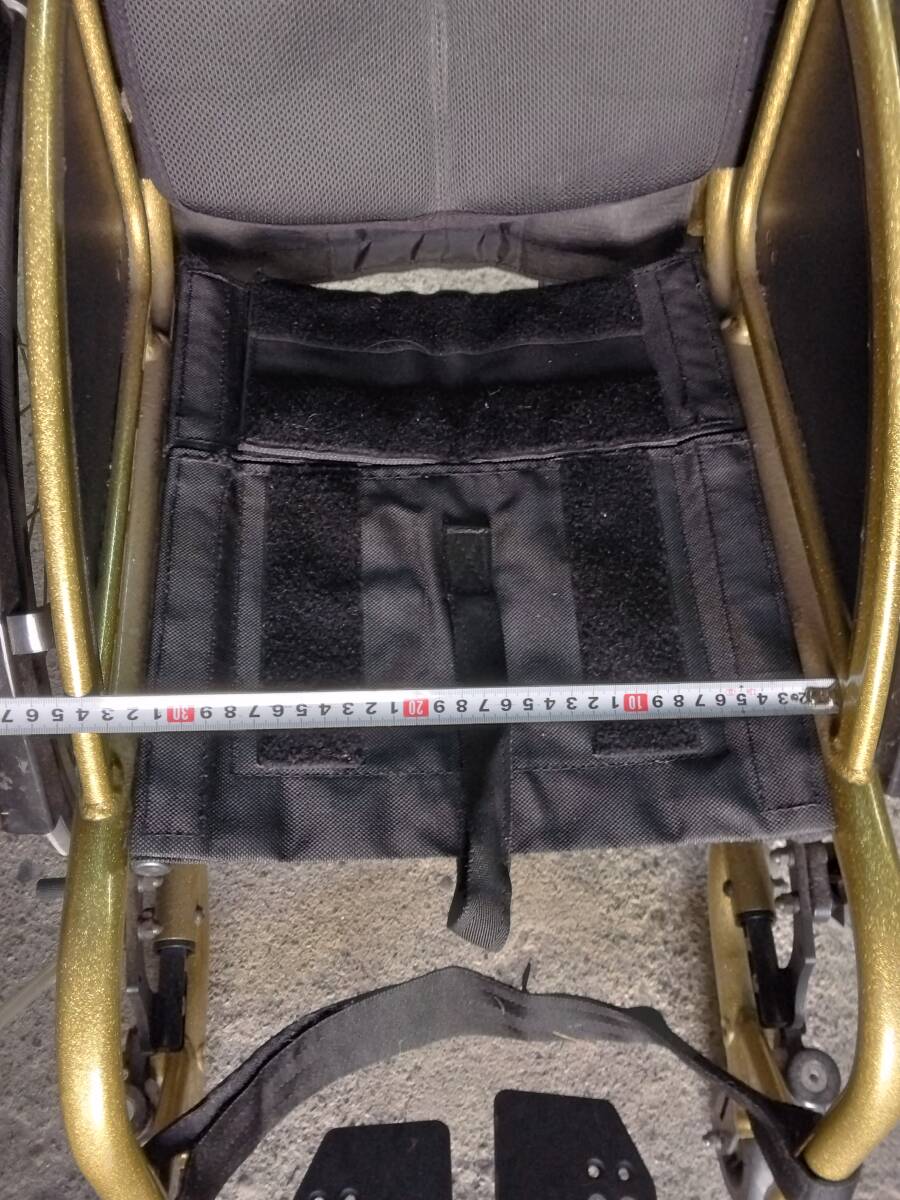 ☆大坂 引取限定 KAWAMURA 川村義肢 FORCE 車椅子 折り畳み式 車いす 自走式 競技用！直
