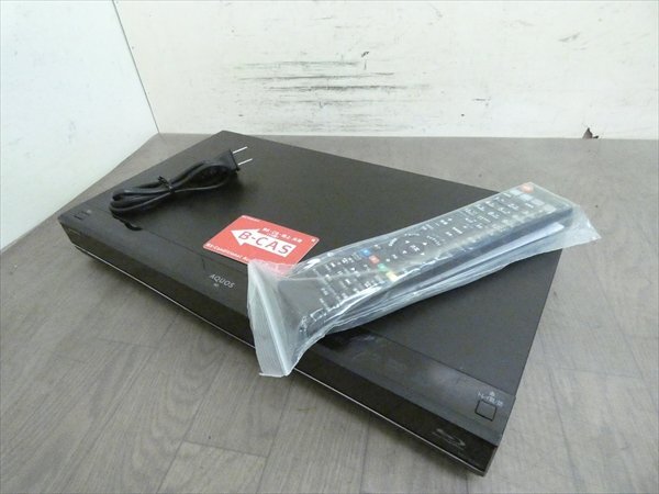 500GB☆15年☆シャープ/SHARP/AQUOS☆HDD/BDレコーダー☆BD-S580☆リモコン付☆3D対応機 管SA5967