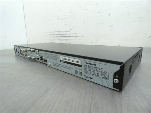 Panasonic 1TB BDレコーダー DMR-BWT620 2012年製 Panasonic 1TB BDレコーダー DMR-BWT620 2012年製