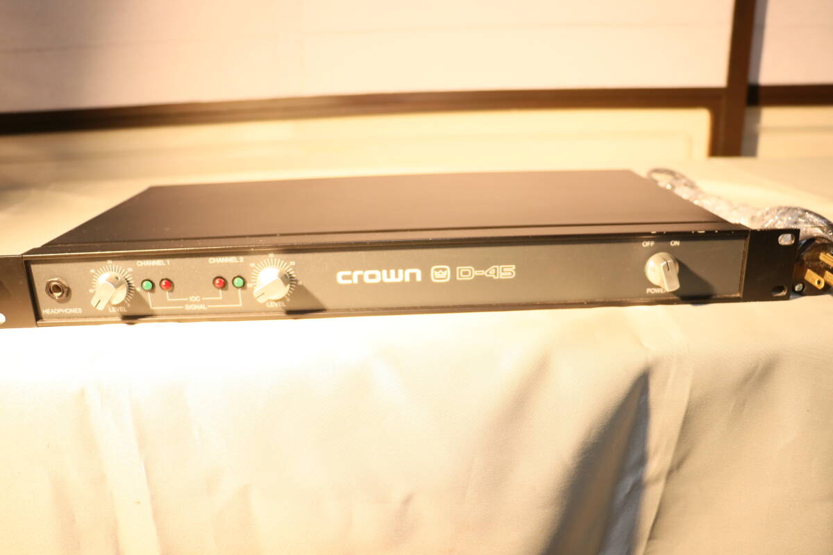 ☆　CROWN D45 パワーアンプ（その2）☆