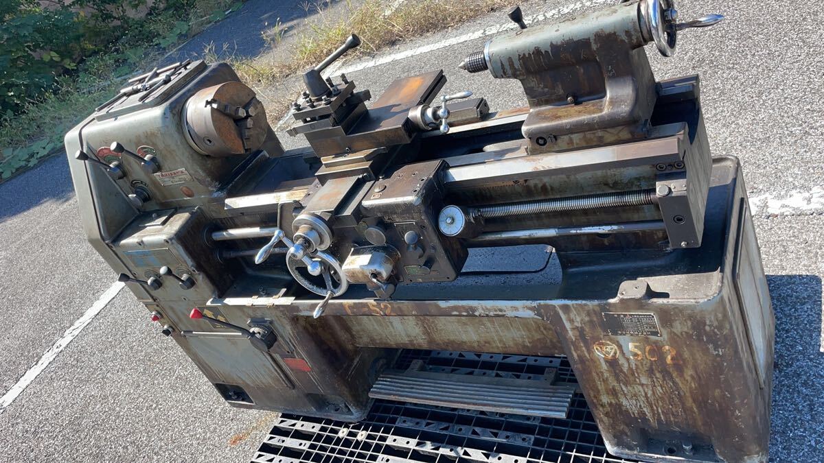 ☆群馬県発 滝澤鉄工 TAKISAWA 汎用旋盤 TSLー800 三相200V 機械 ☆群馬県発 滝澤鉄工 TAKISAWA 汎用旋盤 TSLー800 三相200V 機械