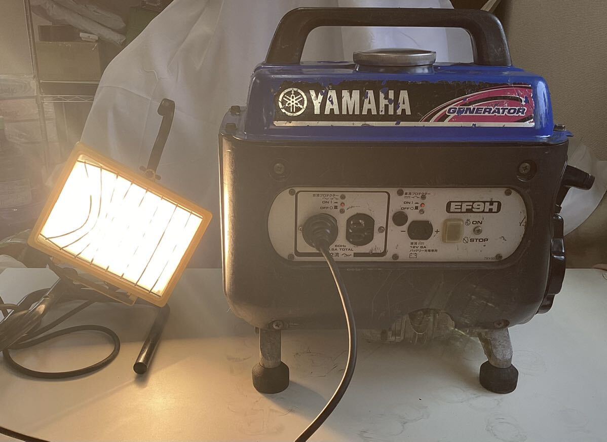 YAMAHA ヤマハ EF9H ポータブル発電機 ガソリン 発電機 動作確認済み。