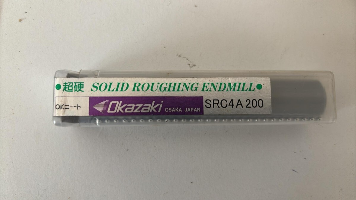 岡崎 超硬 ラフィング エンドミル SRC4A200・φ20 OSG NACHI 日立 MOLDINO 三菱 KYOCERA 粗加工用・新品未使用