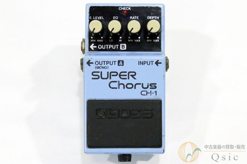 [中古] BOSS CH-1 SUPER Chorus コーラス 音抜け抜群/シャープな効果 1992年制 [VK078]●