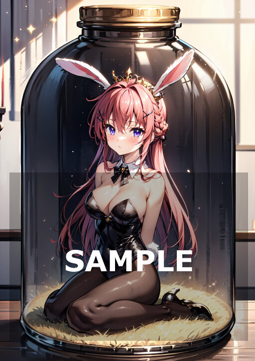 50965■オマケあり■ALIA's CARNIVAL! 逢坂明日葉 ポスター アート A4 同人イラスト 美女