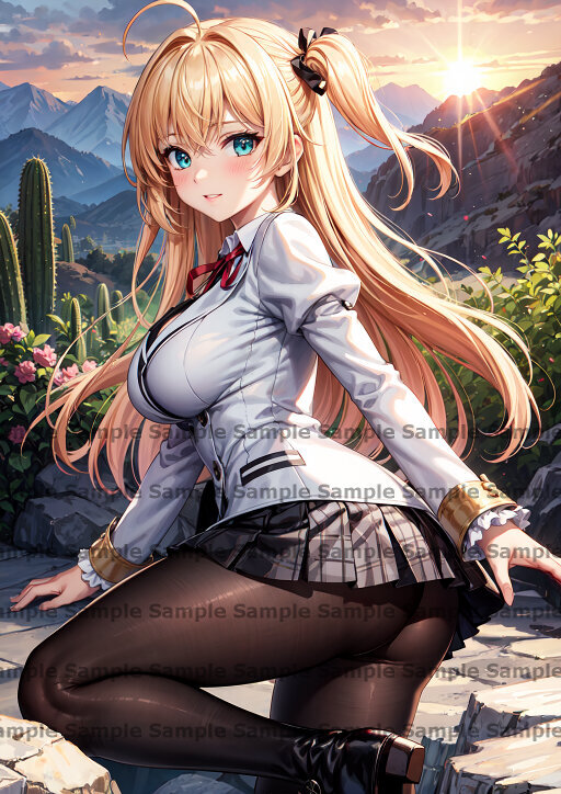 51227■オマケあり■ALIA's CARNIVAL! 桜小路月詠 ポスター アート A4 同人イラスト 美女