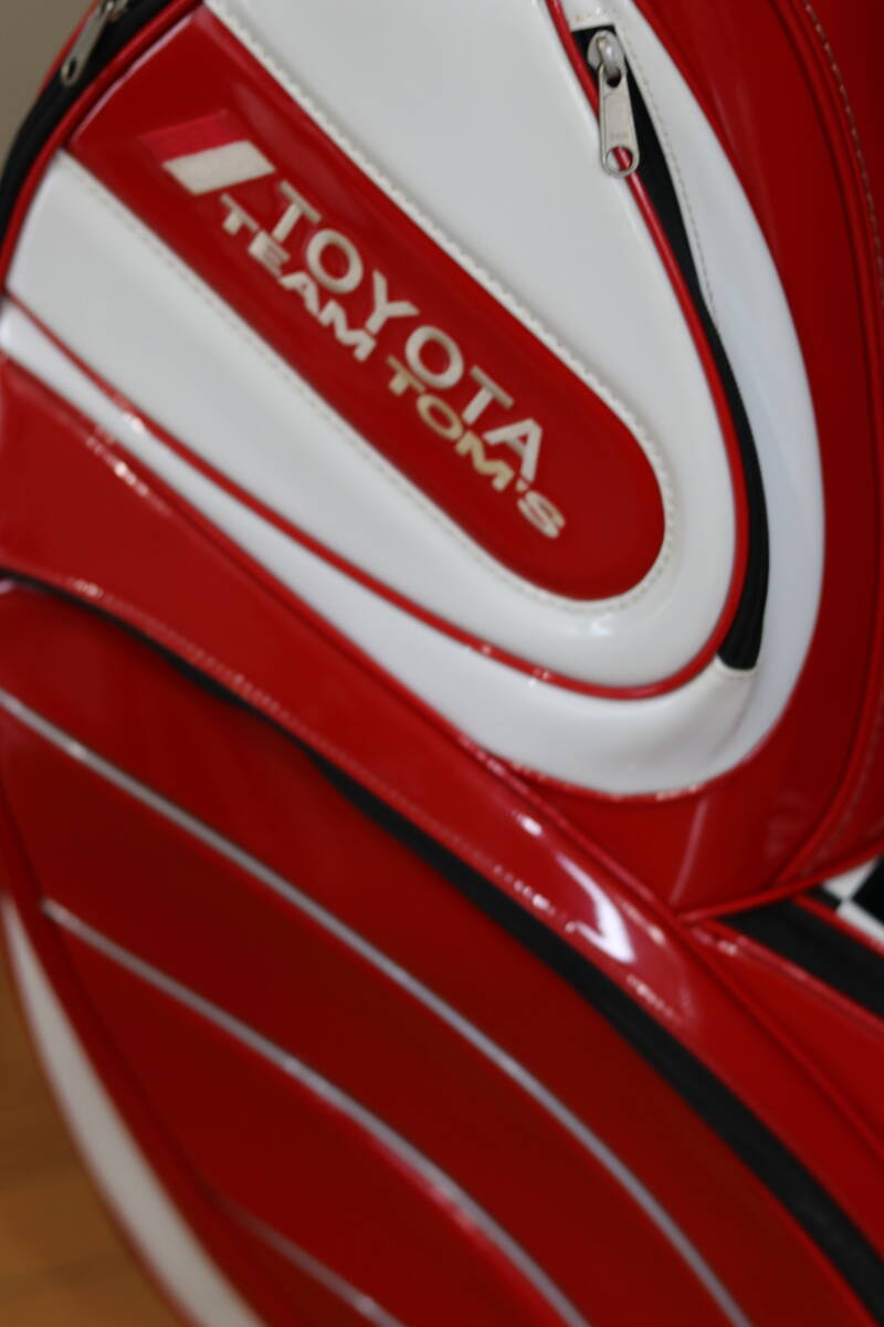 TOYOTA トヨタ TEAM TOM'S チーム トムズ エナメル キャディ TOYOTA トヨタ TEAM TOM'S チーム トムズ エナメル キャディ