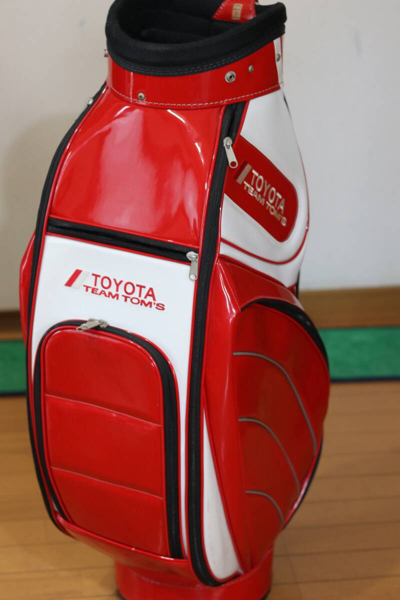 TOYOTA トヨタ TEAM TOM'S チーム トムズ エナメル キャディ TOYOTA トヨタ TEAM TOM'S チーム トムズ エナメル キャディ