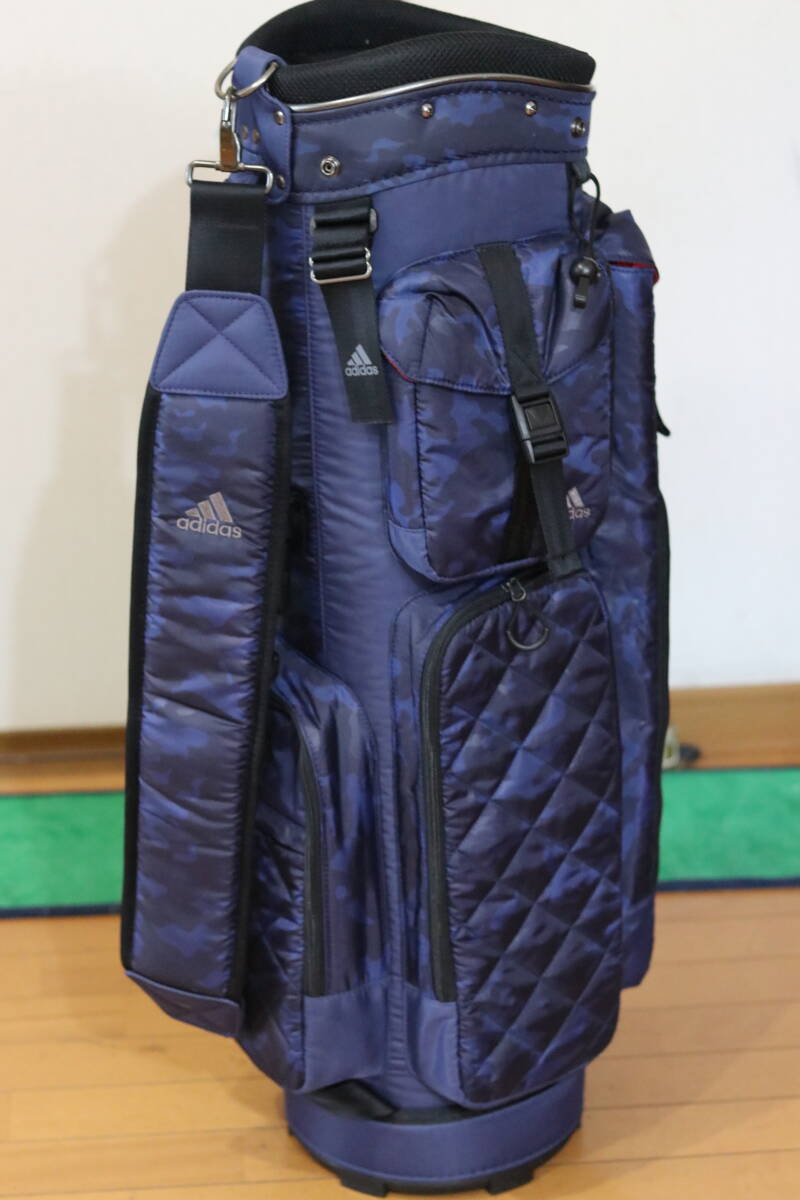 アディダス キャディバッグ おまけ付き 9インチ 5分割 迷彩柄 アディダス キャディバッグ おまけ付き 9インチ 5分割 迷彩柄