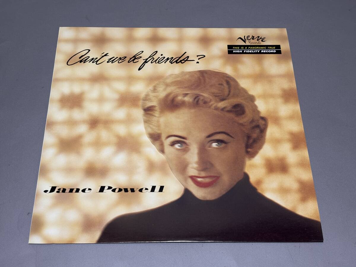 r0135◆美品◆LPレコード◆JANE POWELL「CAN’T WE BE FRIENDS」◆Verve Records　POJJ-1536/復刻盤
