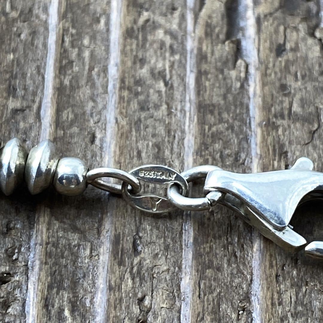 ヴィンテージ ITALY シルバー ゴールド ブレスレット 925 オーバル ヴィンテージ ITALY シルバー ゴールド ブレスレット 925 オーバル