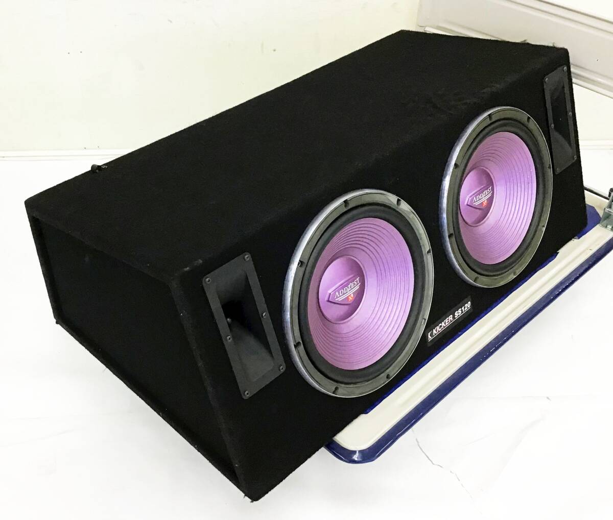 Yahoo!オークション - KICKER SS120 ウーファー/ADDZEST SRM3090 スピ