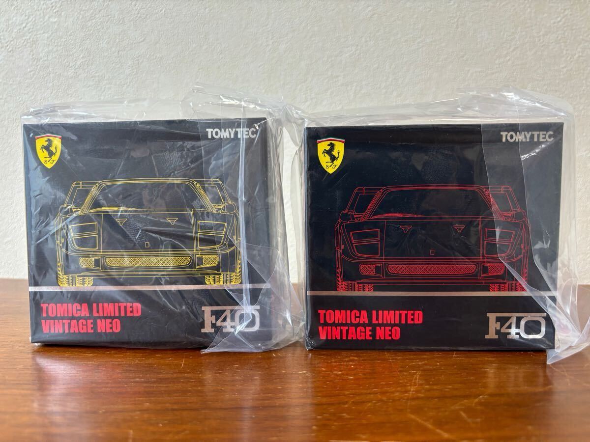 サ*カ様 TOMICA LIMITED VINTAGE NEO F40 赤 黄 Tomica Limited Vintage Neo LV-N Ferrari F40 (1989) (Red
