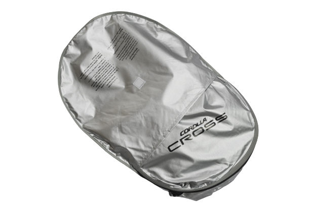 トヨタ純正 COROLLA CROSSロゴ フロント サンシェード 日よけ フロント