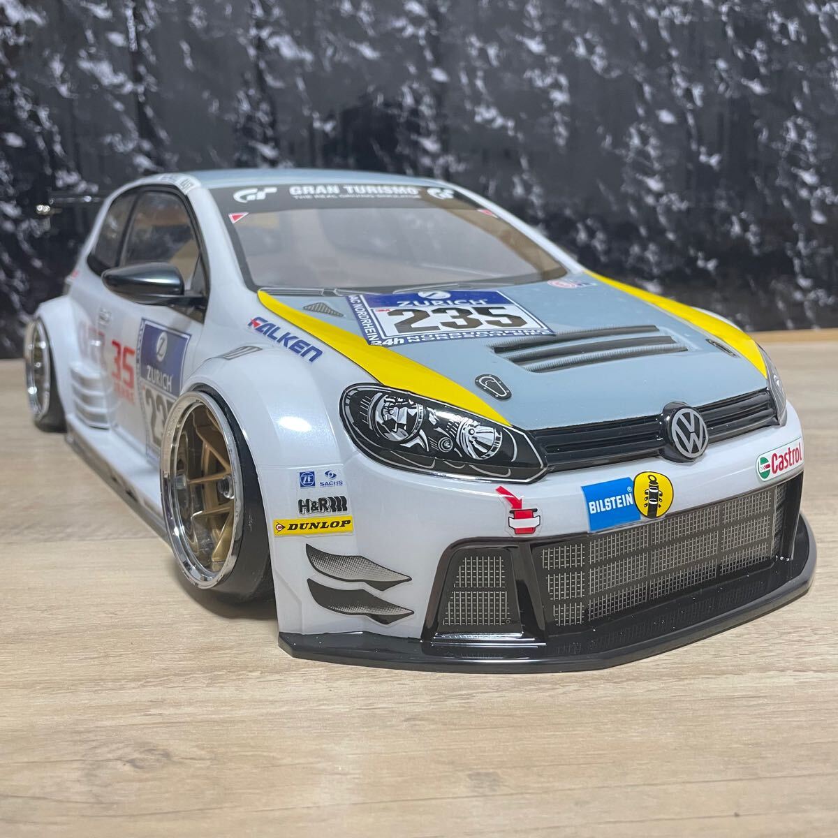 vw フォルクスワーゲン ゴルフ24 1/10ラジコンボディツーリング vw フォルクスワーゲン ゴルフ24 1/10ラジコンボディツーリング